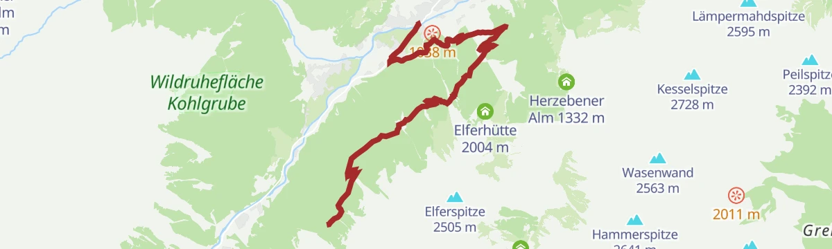 Route map: 5072 Klamperberg